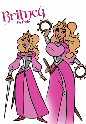 Britney as a Medieval Princess: The Chipettes Transformation