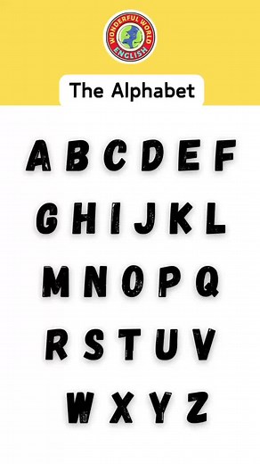 The #Alphabet | #Basic #English Share with someone who needs to learn their #ABCs!
