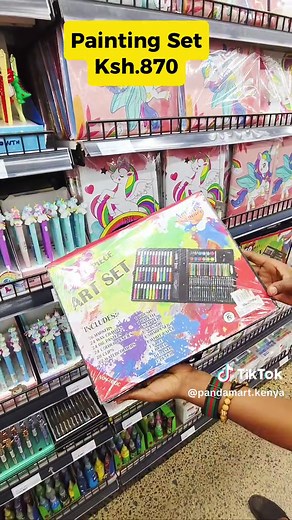 Kids Painting Set #paintingsets #painting #crayons #kidspainting #stationary #pandamartkenya #pandamart #fypage #fyppppppppppppppppppppppp #