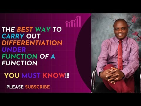 Further Maths: Differentiation involving function of a function using Chain Rule ( Part 1)(SS2)