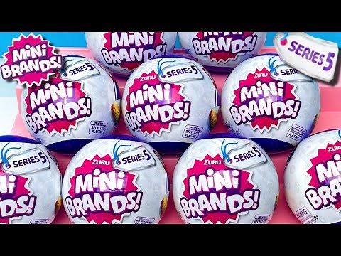 UNBOXING 9 BALLS OF MINI BRANDS SERIES 5!!