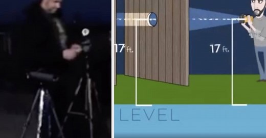 This Flat Earther Boldly Claimed He Could Prove His Theory, And Then His Experiment Confirmed The Earth Is Round