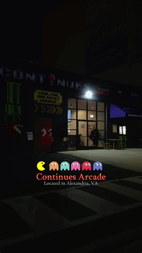 Finally checked out @Continues Arcade in Alexandria, VA and this place is honestly such a good time. Super chill, really cool setup, and just one of those spots you instantly want to hang out in longer! Fun facts: Owners Allen Brooks and Doug Bauer spent years hunting down and restoring classic arcade machines from all over, so you can play vintage games from the ’70s, ’80s, ’90s and even newer ones plus Skee-Ball, pinball, and more. You can really tell how much thought went into every little de