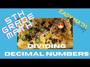 5th Grade Math DIVIDING A DECIMAL BY A WHOLE NUMBER: Easy Math with Mrs. Easley