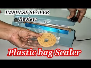 DEMO for Impulse Sealer Machine/How to use plastic bag sealer at home