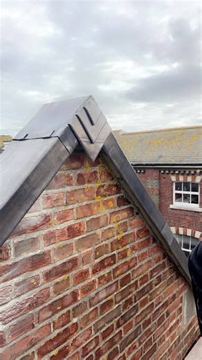 Got creative with these parapet walls #dab #parapet #leadworks #creative