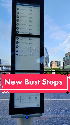 Innovative Bus Stop Displays in London