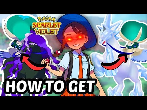 How to Get ICE RIDER & SHADOW RIDER Calyex with the REINS OF UNITY - Pokémon Scarlet and Violet