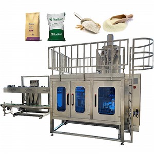 [Hot Item] Zl25-Kf Heavy Bag Automatic 25kg Powder Filling Sealing Packing Bagging Machine for Wheat Flour/Milk Powder/Chemical Powde/Portein Powder