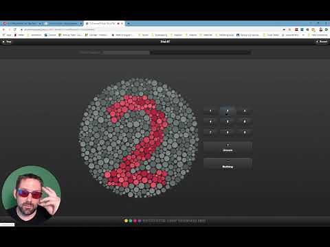Taking the EnChroma® Color Blind Test from a ColorBlind Person Perspective!