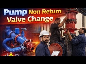 Chiller Condenser Water Pump Non Return Valve Change |