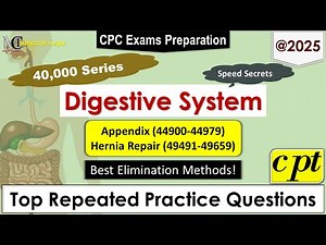 CPT Digestive System Appendix and Hernia Repair