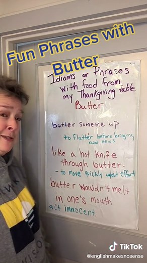 Fun Phrases with Butter Explained