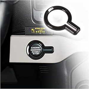 Push Start Button Cover Decoration Protector Ring Engine Start Stop Button Cover for Ford Bronco Accessories 2021 2022 2023 2024, 1pc, Black