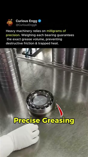 Why bearings Grease are weighed? #bearing #grease #shorts