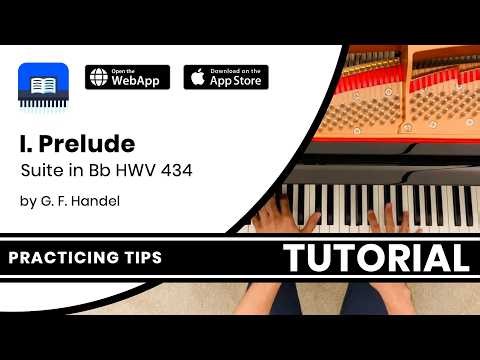 How to play Handel's Prelude HWV 434
