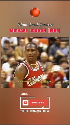 Michael Jordan’s Deep Takeoff Dunk — 1985 Slam Dunk Contest