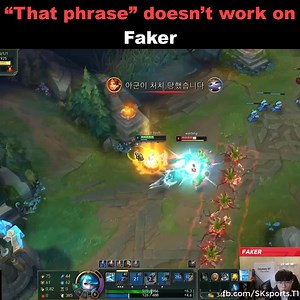 125K views · 1.4K reactions | “That phrase” doesn’t work on Faker | T1 Faker | Facebook