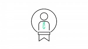 Download career icon animation. transparent background for free