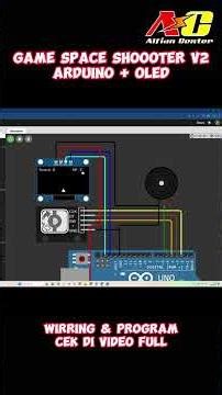 GAME SPACE SHOOTER V2 PRO WOKWI #wokwi #arduinoproject #coding #game #arduino #development #gamedev