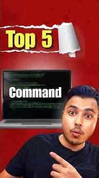 Top 5 Commands You Must Know! #techreels