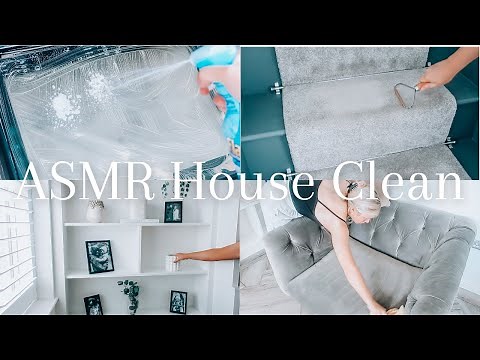 10 MINUTE SATISFYING ASMR CLEANING | NO TALKING OR MUSIC | ellie polly