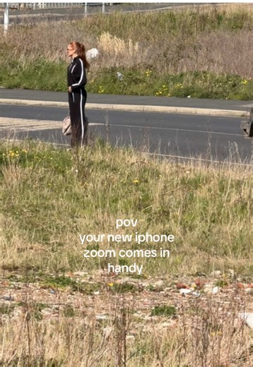 iPhone Zoom Captures Airport Tracksuit Outfit