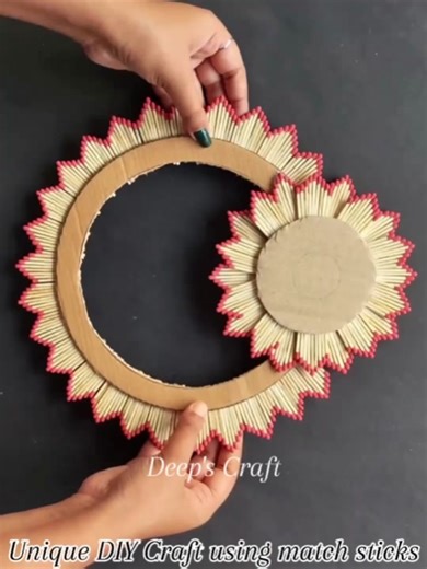 Unique DIY Craft Ideas with Match Sticks | Deep's Craft