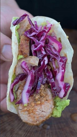 Mojo Rojo Iberico Pork Tenderloin Tacos