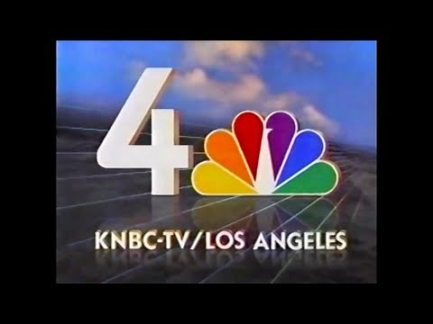 Emergency Broadcast System Test KNBC TV Channel 4 Los Angeles (1993)