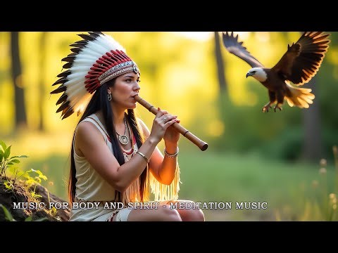 Wolf's Spirit Breath - Native American Flute Music , Peaceful Sleep & Healing Vibes