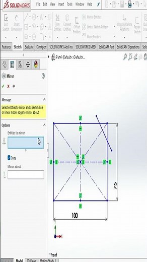 Solidworks Trim Command #solidworks #solidworks3d