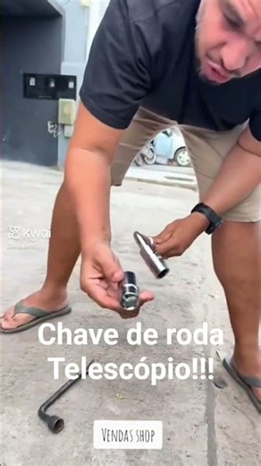 Chave de rodas telescópio com desconto!!! #melhorpreço