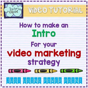 How to make an intro for your videos THE EASY WAY / Just with Power Point