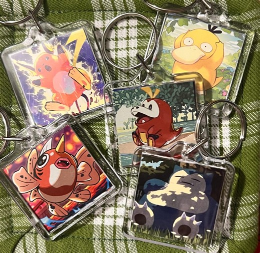 Picture Frame Keychains - Etsy