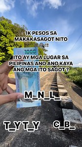 TATLONG LUGAR SA PILIPINAS ANO KAYA ITO COMMENT DOWN PPLI AKO 🤔🔍?? 1K PESOS SA MAKAKASAGOT NITO 💸🧧!! #fypchallenge #follower #highlightsシ゚ | Adrian Tolon