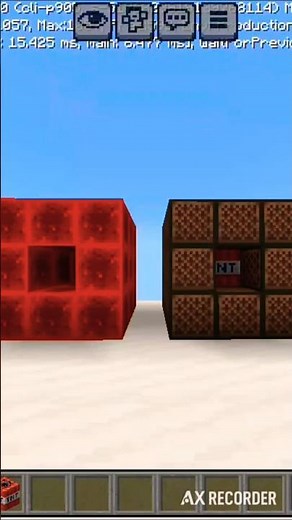 Qual bloco é mais forte no Minecraft bedrock p.13 #shorts #minecraft