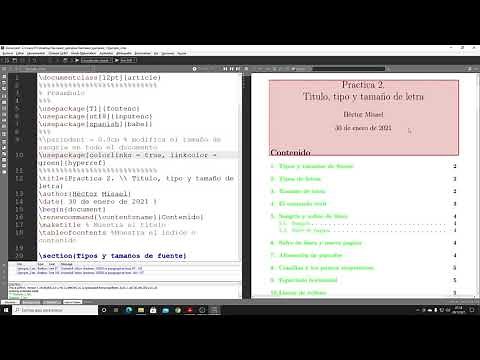 LaTeX | Texmaker Overleaf |Tutorial 2 - Titulo, fecha, indice - 2021 parte 3/3