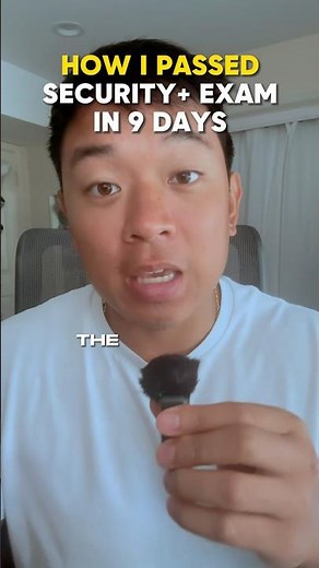 How I Passed the Security+ Exam in 9 Days #comptia