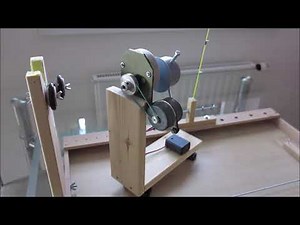 DIY / Homemade rodbuilding wrapper and dryer machine (under 15 usd)