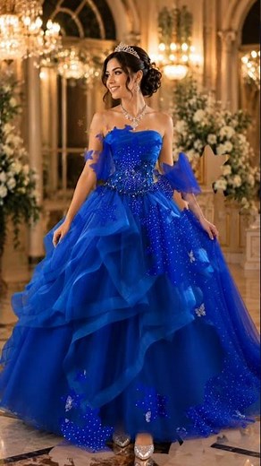 💙 Royal Blue Bridal Ball Gown Collection 2026 | Princess Wedding Dress Ideas ✨👑