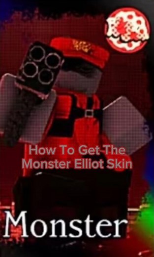 How To Get The Monster Elliot Skin #forsaken #pizzagame #roblox #doomslayer