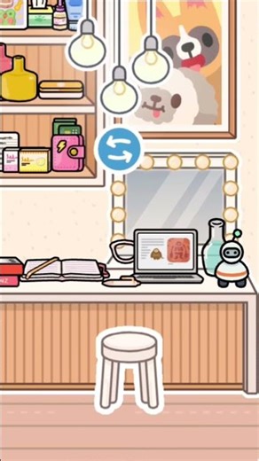 Cute room Tutorial! 🩷✨ #tocaboca #cute #study #corner #cozy #kidsgame #fyp