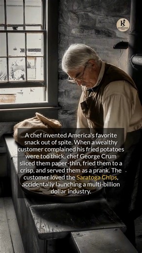 The crispy, salty history of the potato chip is more complicated than you think. #history #didyouknow #potatochips | Knowledge