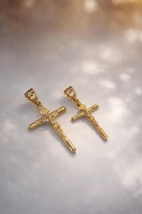 14k Solid Gold Crucifix Cross Pendant Necklace: Religious Jewelry, Baptism Gift, Jesus Crucifix Cross,christian Faith Symbol for Him and Her - Etsy