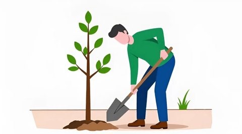 clip-3986905095-man-using-shovel-dig-soil-planting-tree