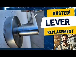 Quick Broken Lever Lock Replacement – How It's Done! Cracked Handle