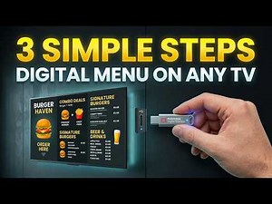 How to Install a Digital Menu Board on a TV 3 Simple Steps