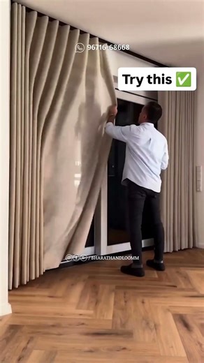 USE TRACK / CHANNEL CURTAIN INSTEAD OF RODE /PIPE