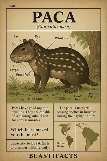 #Paca #Animal #Wildlife #Nature #Forest